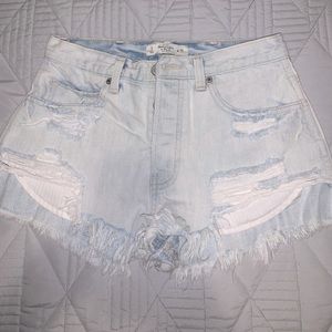 High waisted shorts